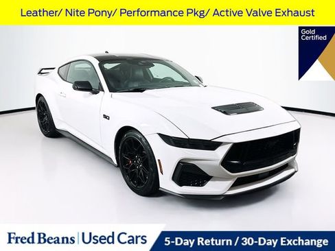 Certified 2024 Ford Mustang GT Premium w/ GT Performance Package RWD image 1