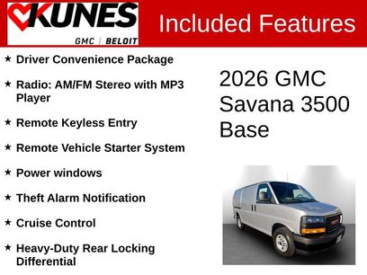 New 2026 GMC Savana 3500 w/ Driver Convenience Package