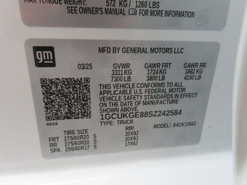 Used 2025 Chevrolet Silverado 1500 LTZ w/ Max Trailering Package AWD/4WD image 63