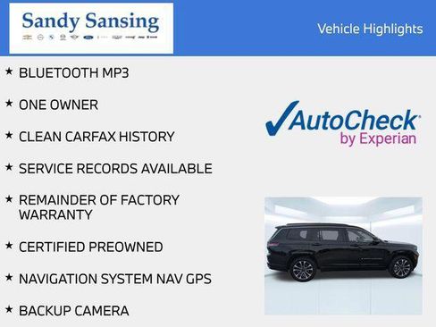 Certified 2025 Jeep Grand Cherokee L Overland w/ Luxury Tech Group IV AWD/4WD image 6
