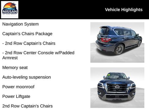 Used 2024 Nissan Armada Platinum w/ Captain's Chairs Package RWD image 19