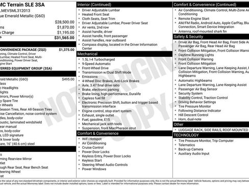 Used 2021 GMC Terrain SLE w/ Driver Convenience Package FWD image 13