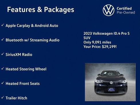 Used 2023 Volkswagen ID.4 Pro S AWD/4WD image 11
