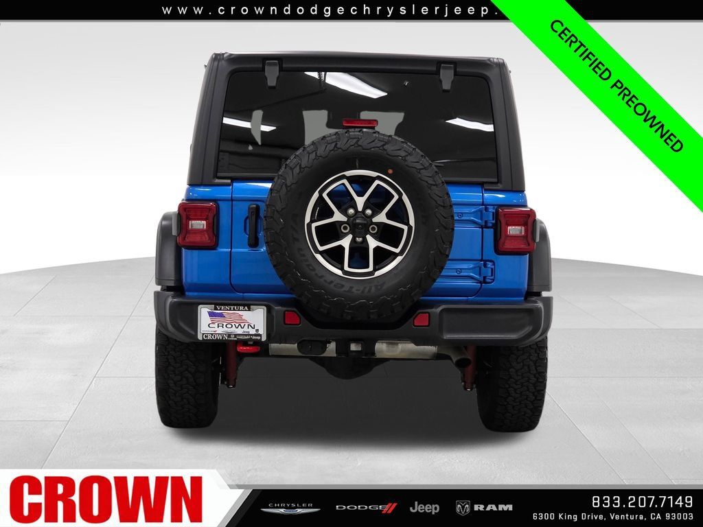 Certified 2025 Jeep Wrangler Unlimited Rubicon AWD/4WD image 6