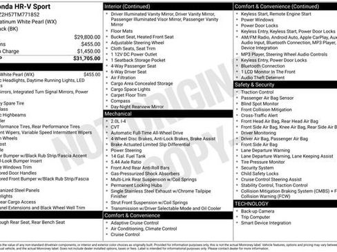 New 2026 Honda HR-V Sport image 31