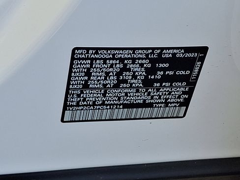 Used 2023 Volkswagen Atlas SE AWD/4WD image 28