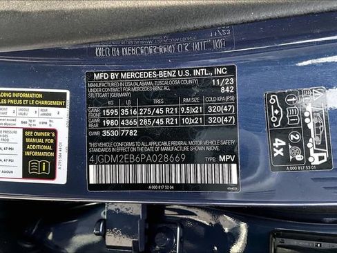 Used 2023 Mercedes-Benz EQS 450+ 4MATIC SUV image 4