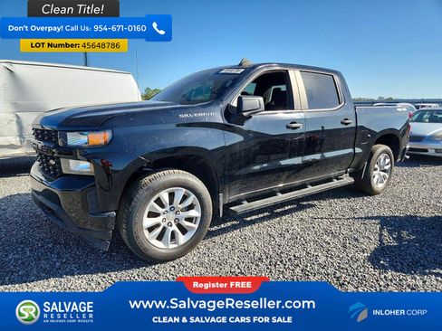 Used 2019 Chevrolet Silverado 1500 Custom w/ Custom Value Package image 1