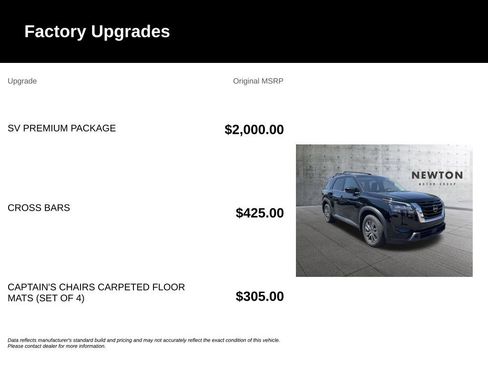 Used 2025 Nissan Pathfinder SV w/ SV Premium Package AWD/4WD image 8