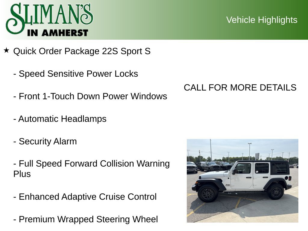 Used 2024 Jeep Wrangler Unlimited Sport AWD/4WD image 17
