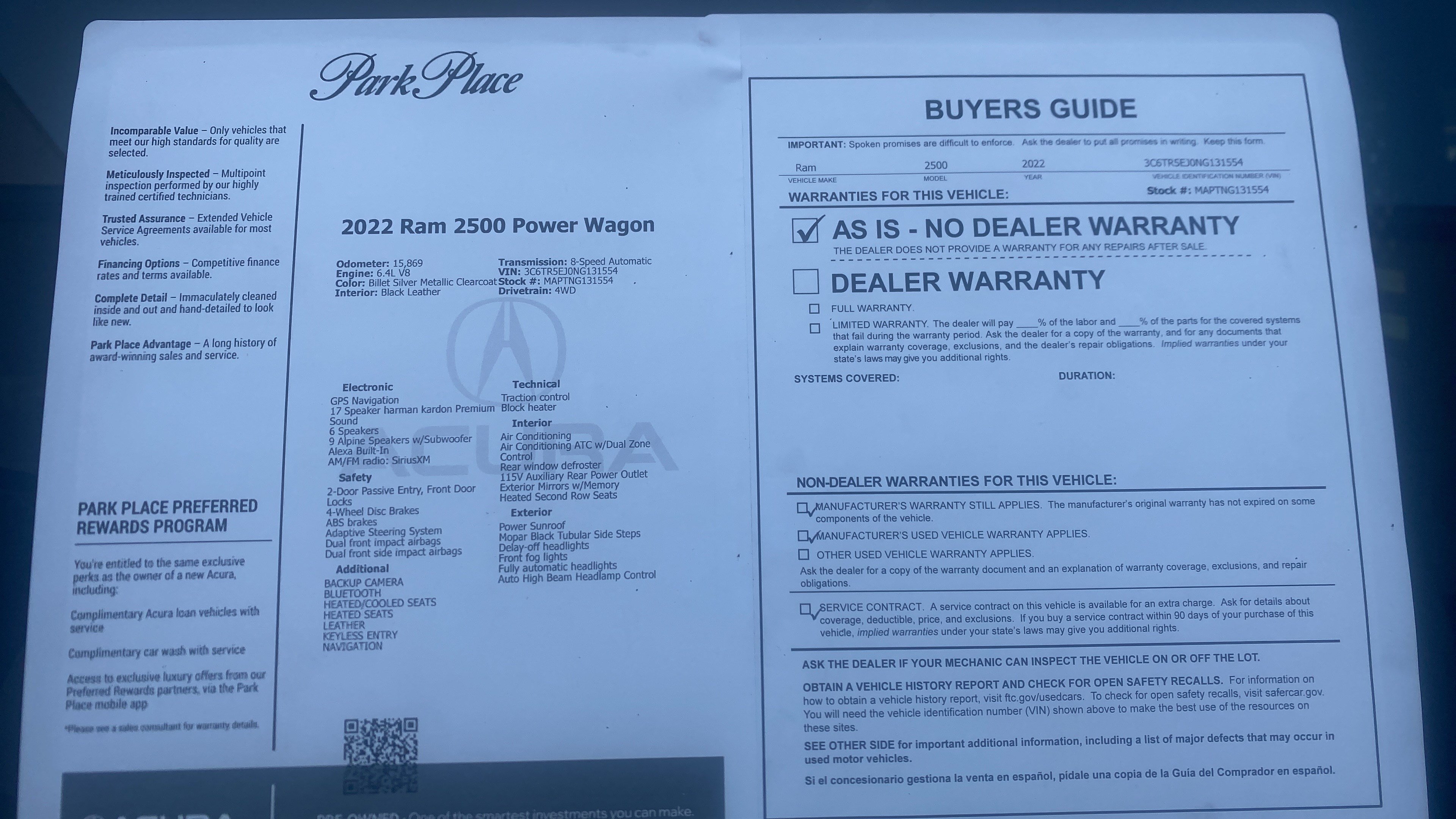 Used 2022 RAM 2500 Power Wagon AWD/4WD image 32