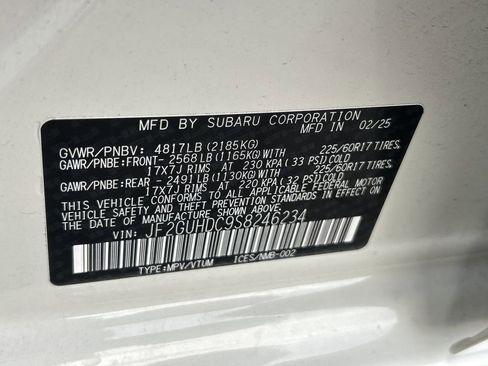 Certified 2025 Subaru Crosstrek 2.0i Premium image 33
