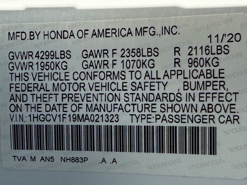 Used 2021 Honda Accord LX image 43