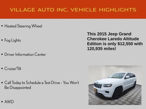 Used 2015 Jeep Grand Cherokee Altitude image 14