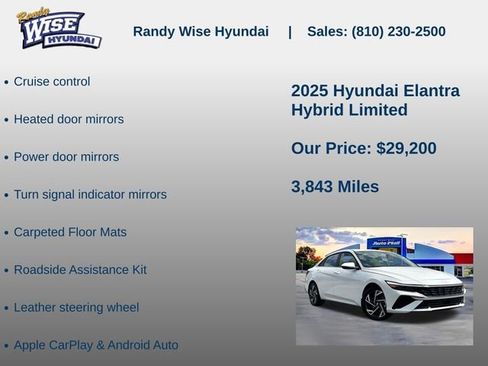 New 2025 Hyundai Elantra Limited FWD image 15