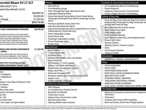 Used 2024 Chevrolet Blazer EV LT image 15