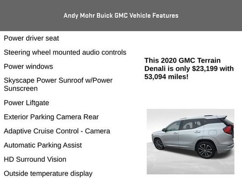 Used 2020 GMC Terrain Denali w/ Denali Premium Package AWD/4WD image 14