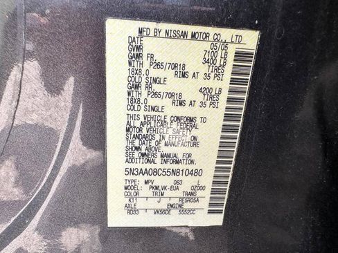 Used 2005 INFINITI QX56 4WD image 44