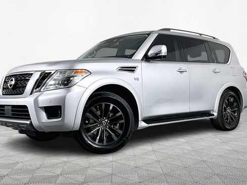 Used 2019 Nissan Armada Platinum w/ Captain's Chairs Package image 1