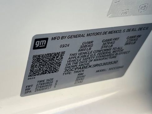 Used 2024 Chevrolet Silverado 1500 Custom w/ LPO, Dark Essentials Package RWD image 32