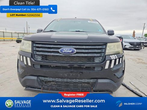 Used 2016 Ford Explorer 4WD Police Interceptor w/ 2-tone Vinyl Package #3 image 7