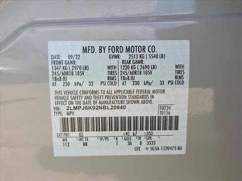 Used 2022 Lincoln Nautilus Reserve FWD image 24