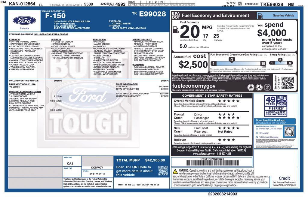 New 2026 Ford F150 XL RWD image 6
