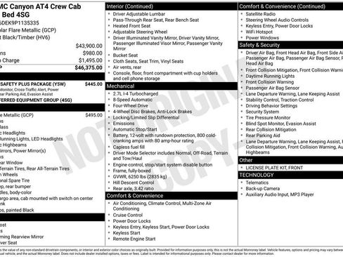 Used 2023 GMC Canyon AT4 w/ Canyon Safety Plus Package image 26