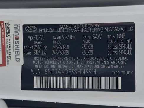 Used 2025 Hyundai Santa Cruz SE FWD image 31