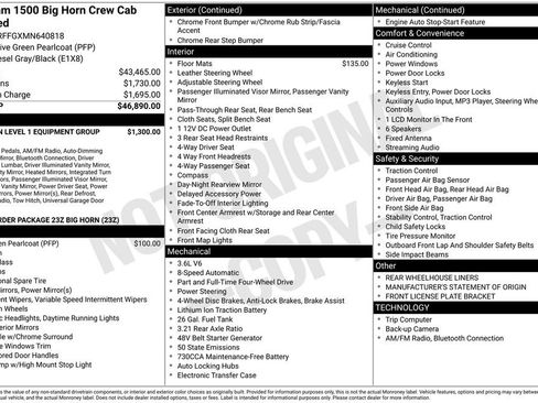 Used 2021 RAM 1500 Big Horn image 2