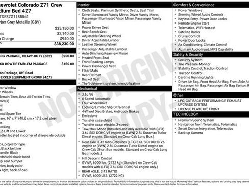 Used 2016 Chevrolet Colorado Z71 AWD/4WD image 3