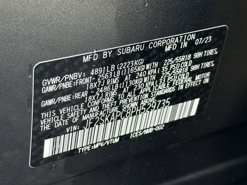 Used 2023 Subaru Forester Limited w/ Popular Package #2 AWD/4WD image 35