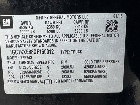 Used 2016 Chevrolet Silverado 2500 High Country w/ Duramax Plus Package image 33