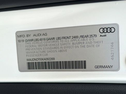 Used 2019 Audi A5 2.0T Premium w/ Convenience Package image 43