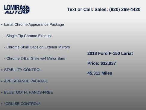 Used 2018 Ford F150 Lariat AWD/4WD image 7