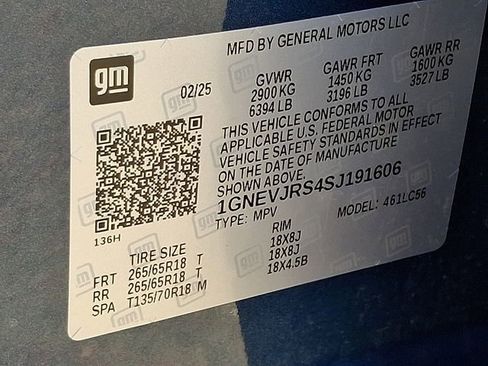 Used 2025 Chevrolet Traverse Z71 w/ Driver Confidence Package AWD/4WD image 27
