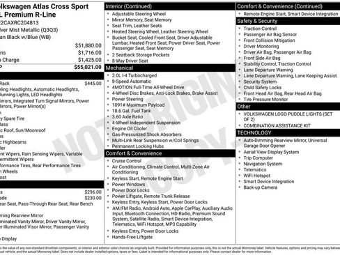 Used 2024 Volkswagen Atlas Cross Sport SEL Premium R-Line AWD/4WD image 40