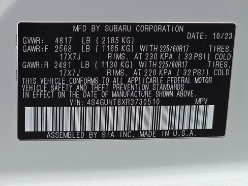 Certified 2024 Subaru Crosstrek 2.5i Wilderness w/ Crosstrek Mirror Package AWD/4WD image 32