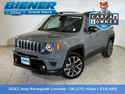Used 2022 Jeep Renegade Limited w/ Sun, Sound & Wheels Group