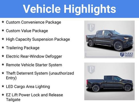 New 2026 Chevrolet Silverado 1500 Custom w/ LPO, Dark Essentials Package RWD image 4
