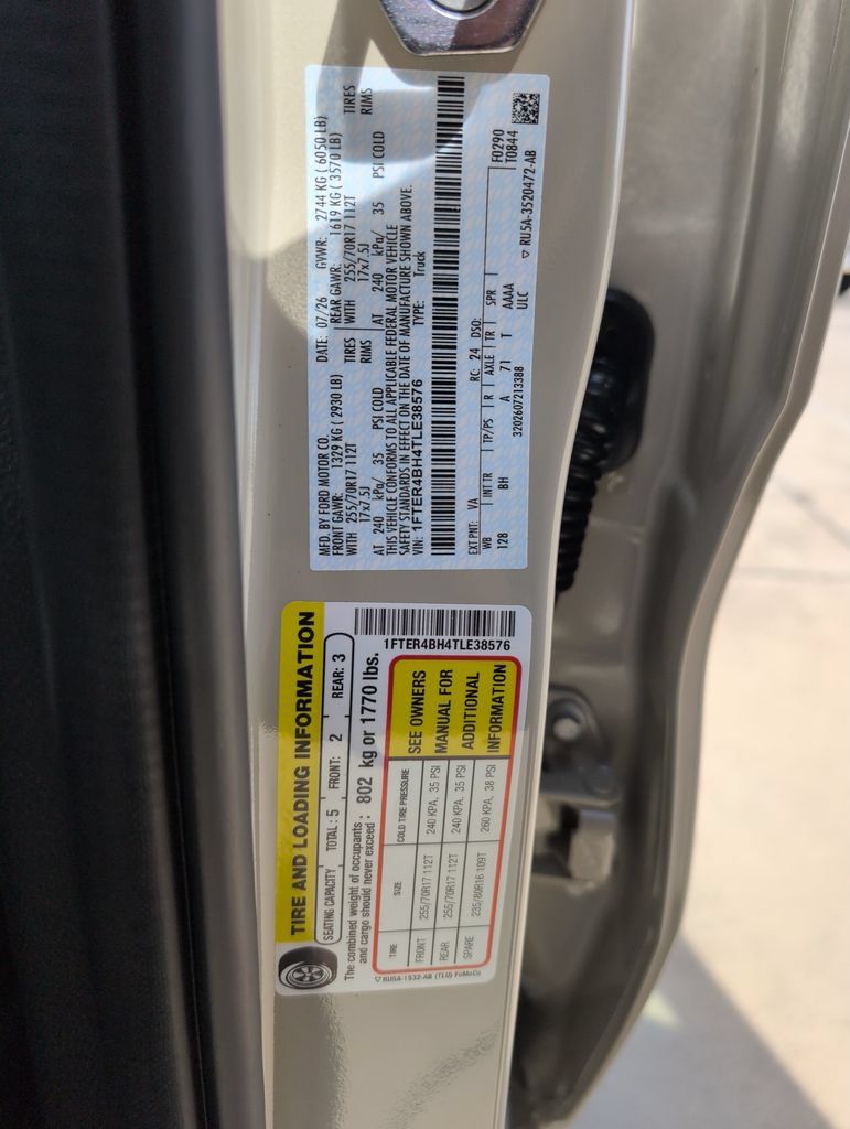 New 2026 Ford Ranger XL RWD image 35
