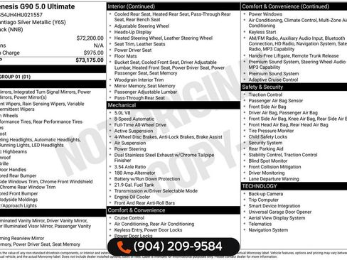 Used 2017 Genesis G90 5.0 Ultimate image 39