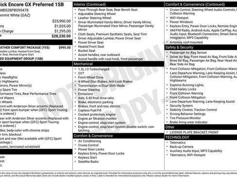 Used 2023 Buick Encore GX Preferred w/ Cold Weather Comfort Package image 2