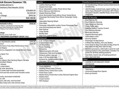 Used 2020 Buick Encore Essence w/ Safety Package II image 31