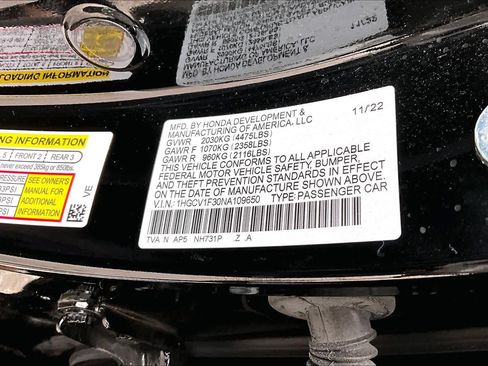 Used 2022 Honda Accord Sport image 34