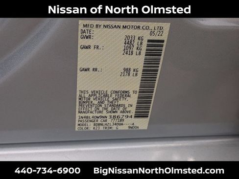 Certified 2022 Nissan Altima 2.5 SV AWD/4WD image 32