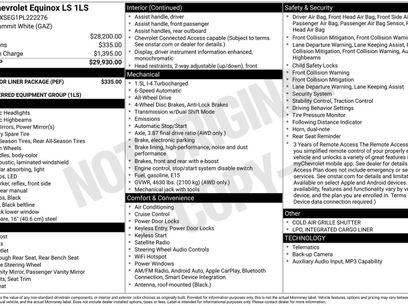 Used 2023 Chevrolet Equinox LS w/ LPO, Floor Liner Package