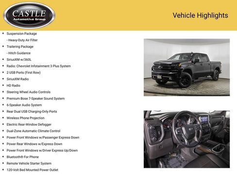 Used 2021 Chevrolet Silverado 1500 LT Trail Boss w/ Convenience Package II AWD/4WD image 16