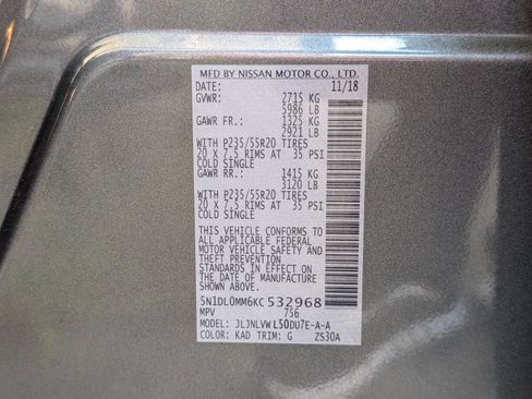 Used 2019 INFINITI QX60 Luxe w/ Sensory Package AWD/4WD image 43