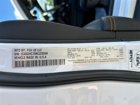 Used 2022 Dodge Durango R/T w/ Quick Order Package 22F image 30